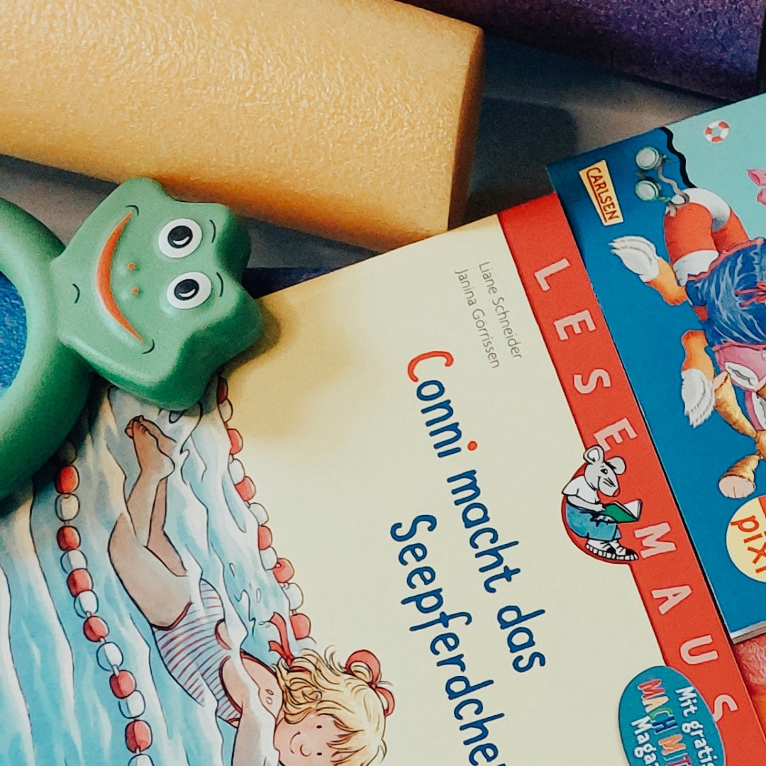 Kinderbücher über das Schwimmenlernen