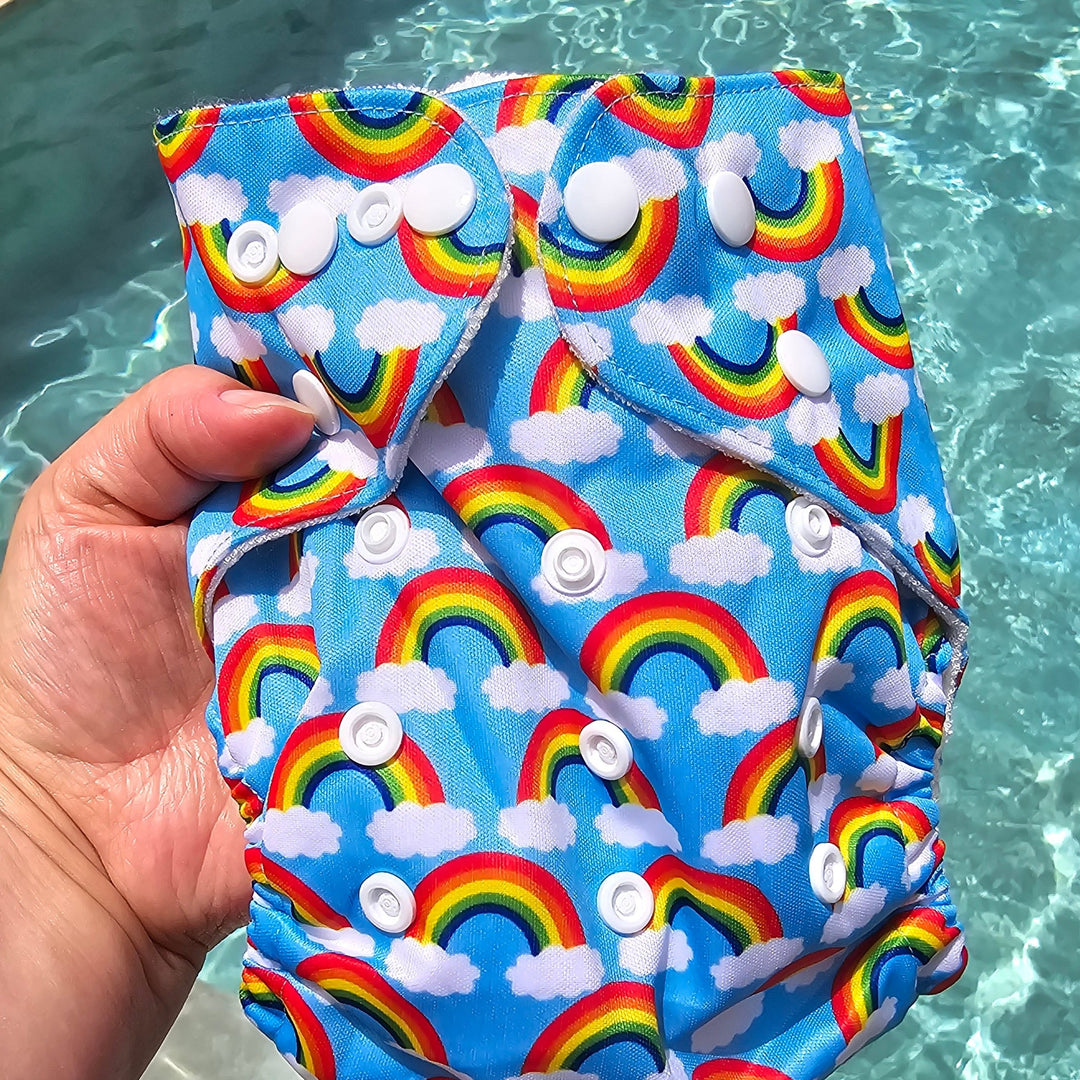 Schlori-Schwimmwindel mit Regenbogen online kaufen