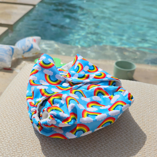 Schlori Schwimmwindel Regenbogen