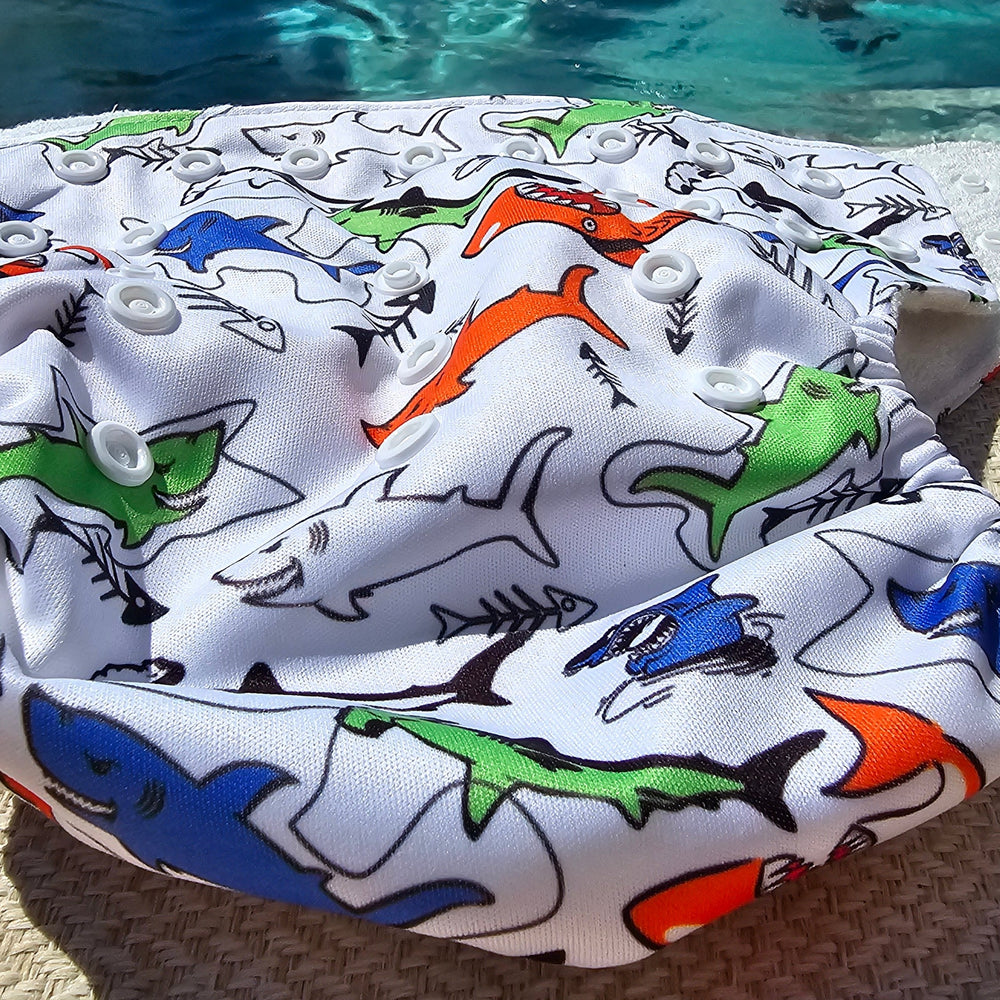Schlori-Schwimmwindel mit Hai Motiv online kaufen