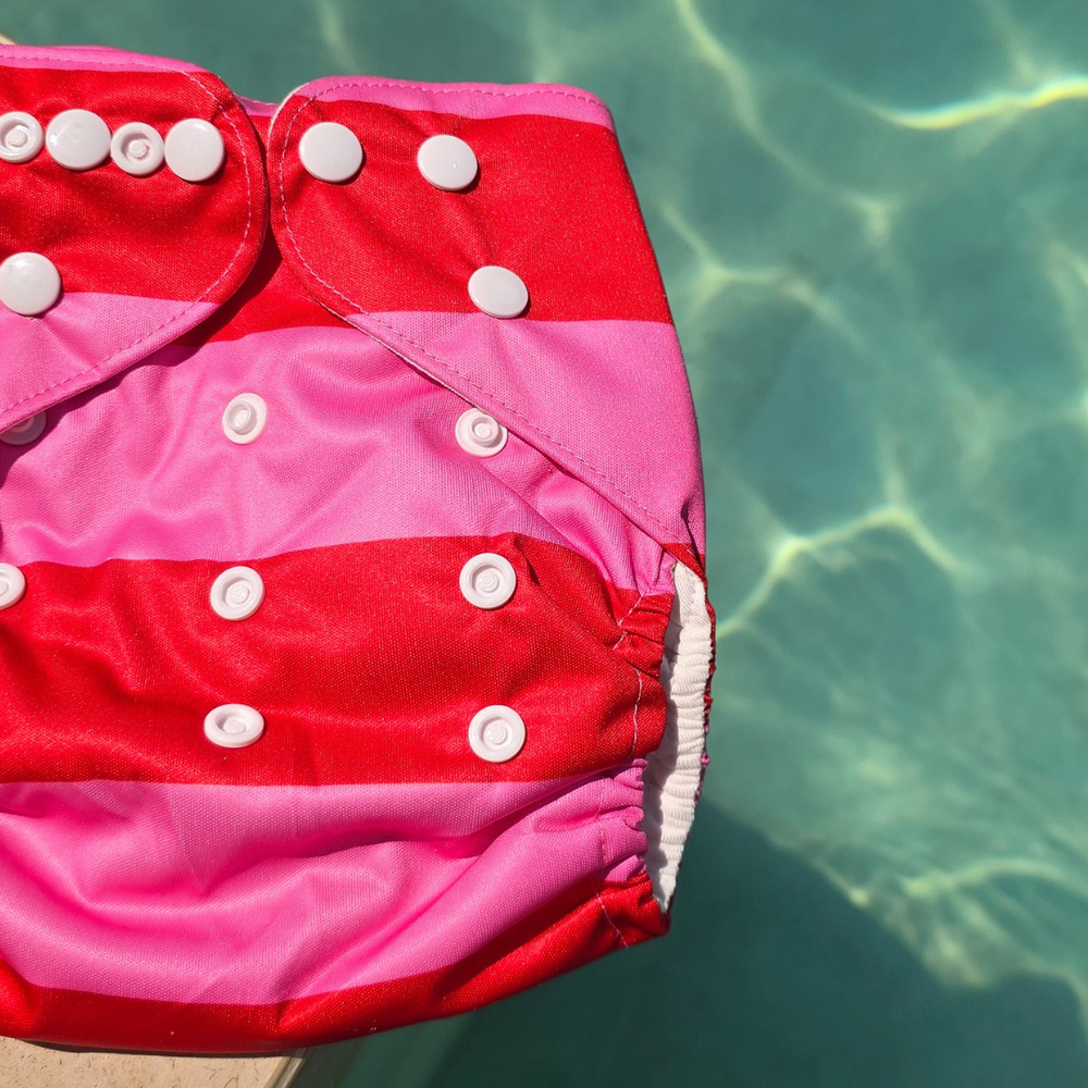 Schlori Schwimmwindel Pink Stripes