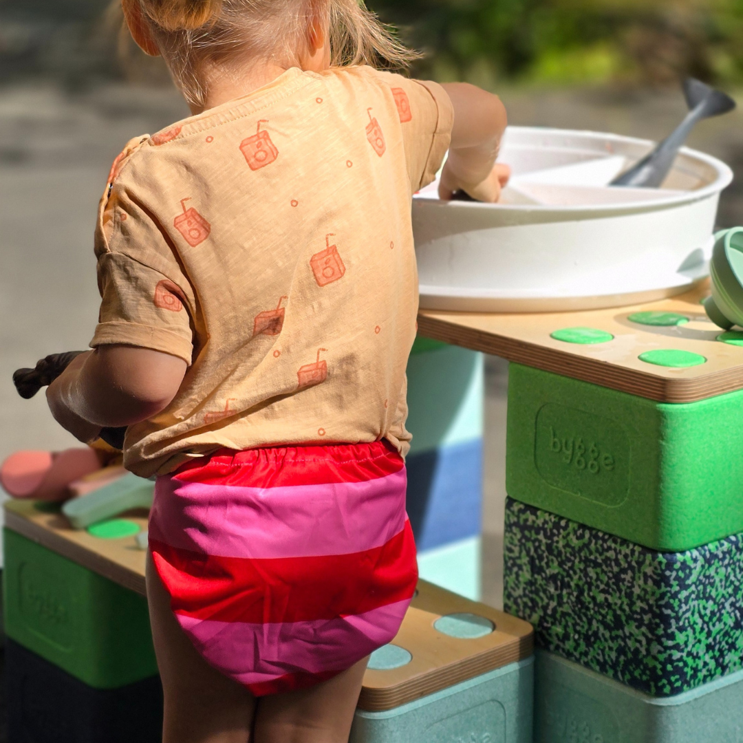 Schlori Schwimmwindel Pink Stripes