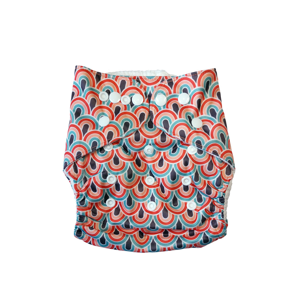 Schlori-Schwimmwindel Retro Style für Kinder