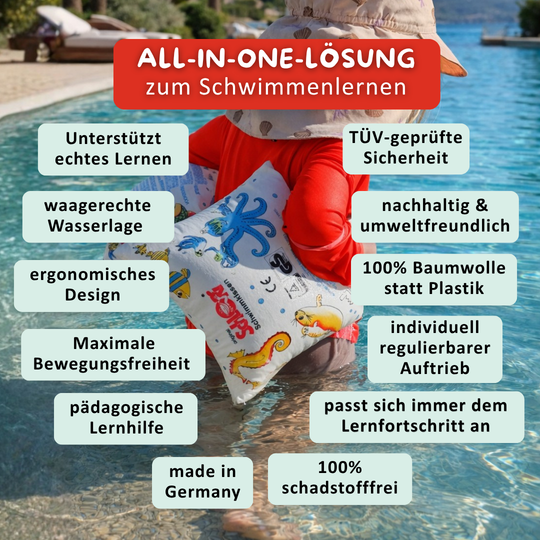 NEU Schlori Schwimmkissen mit Schnallenverschluss