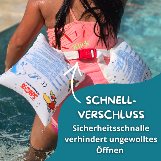 NEU Schlori Schwimmkissen mit Schnallenverschluss