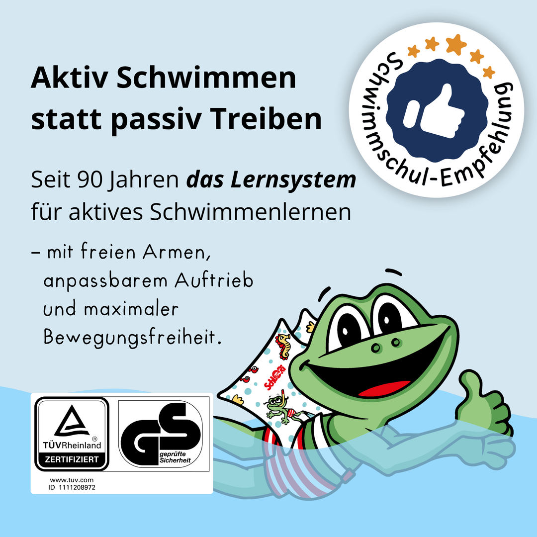 NEU Schlori Schwimmkissen mit Schnallenverschluss