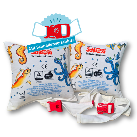 NEU Schlori Schwimmkissen mit Schnallenverschluss