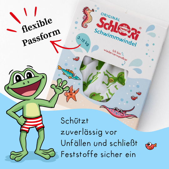 Schlori Schwimmwindel Frösche