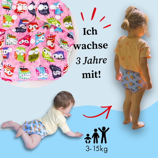 Schlori Schwimmwindel Eulen
