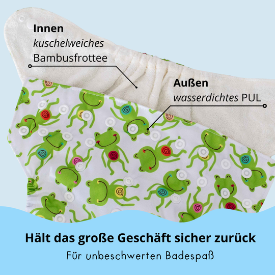 Schlori Schwimmwindel Frösche