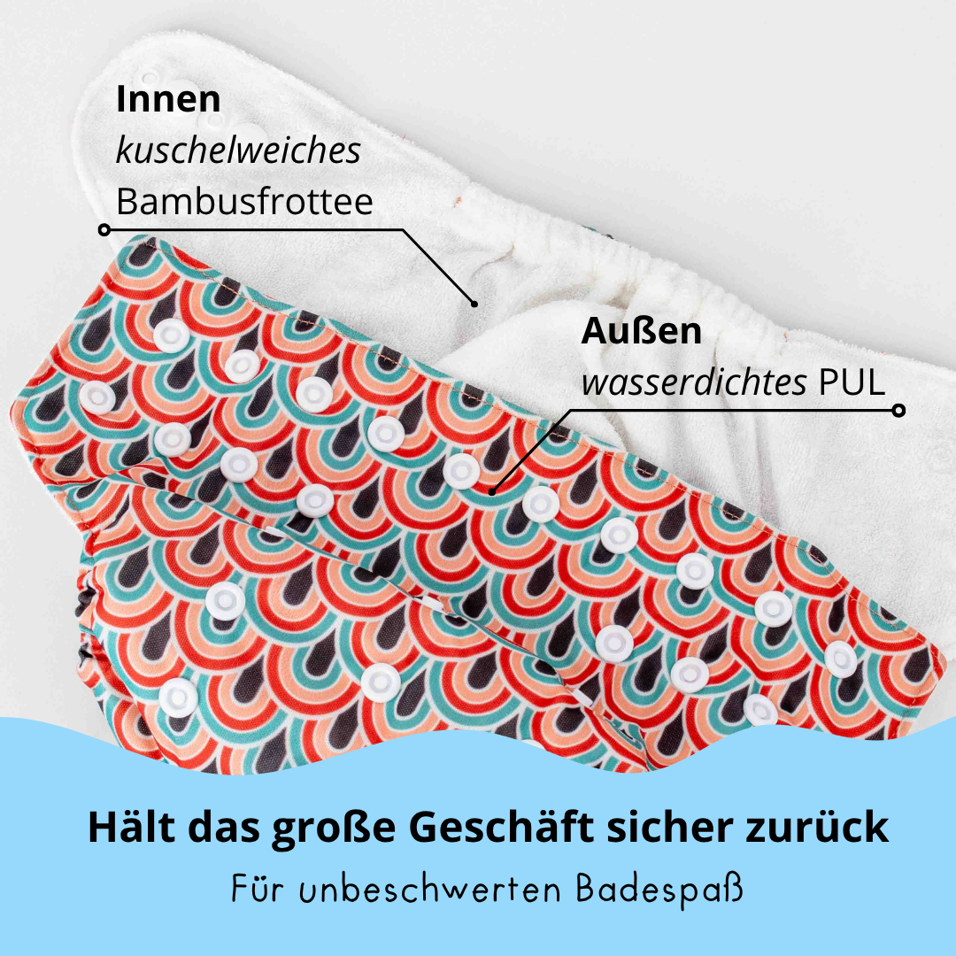 Schlori Schwimmwindel Retro