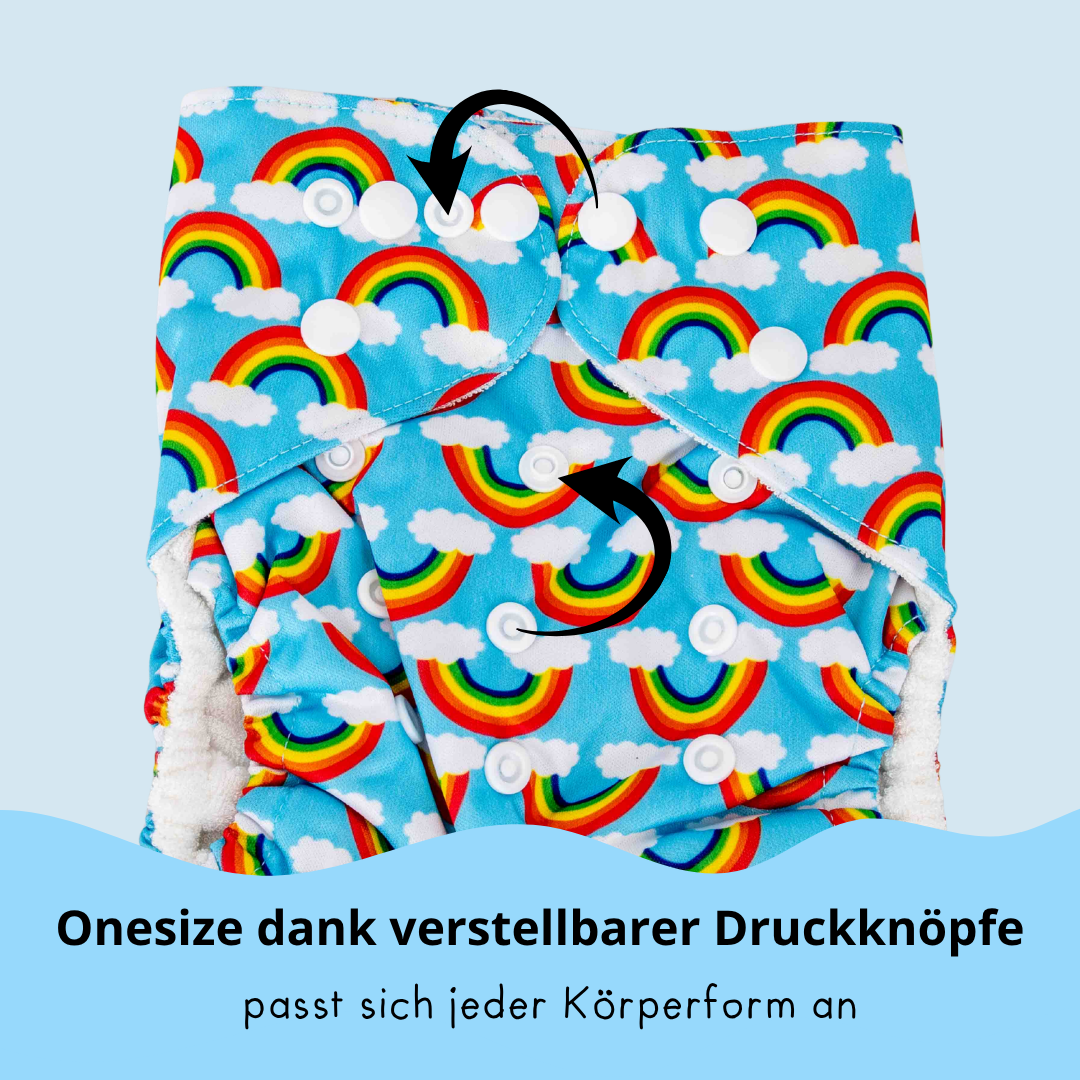 Schlori Schwimmwindel Regenbogen