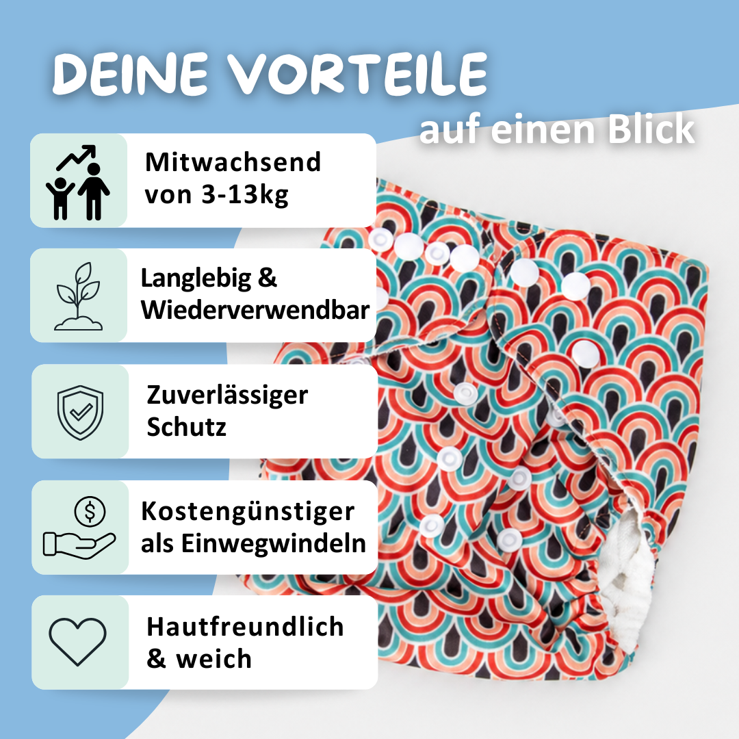 Schlori Schwimmwindel Retro