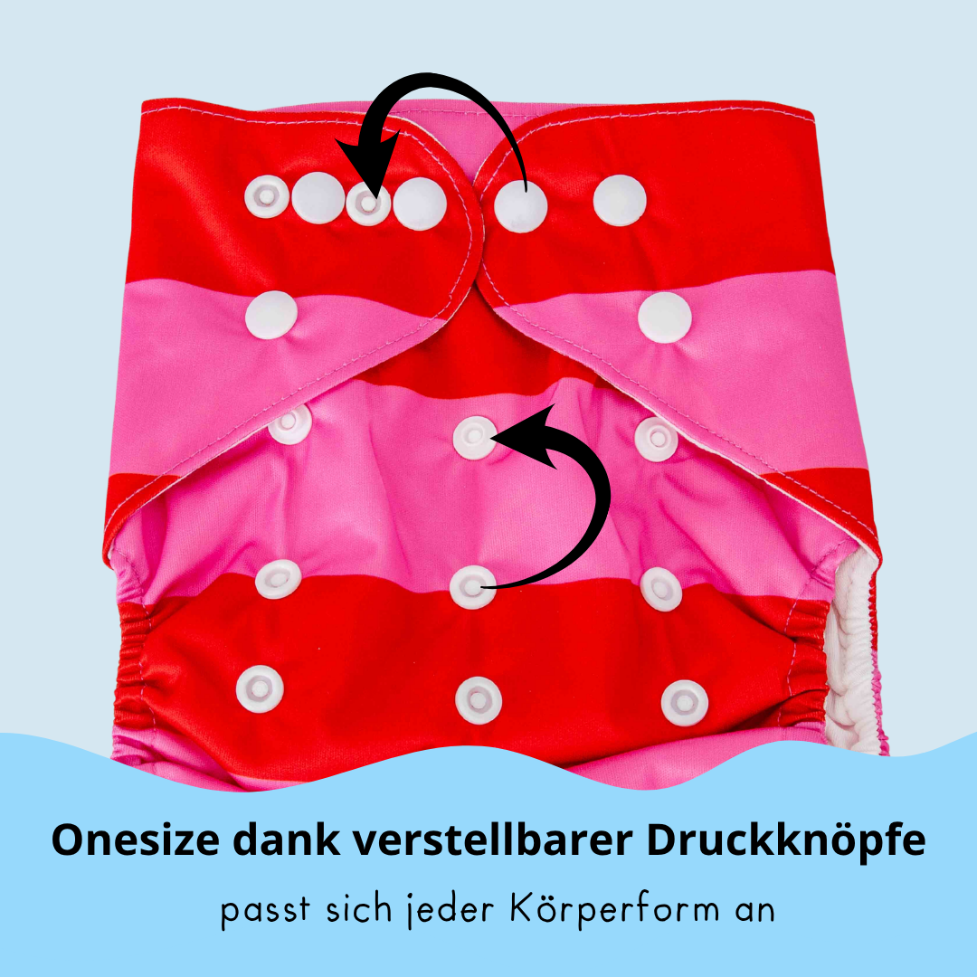 Schlori Schwimmwindel Pink Stripes