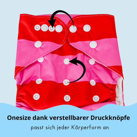 Schlori Schwimmwindel Pink Stripes