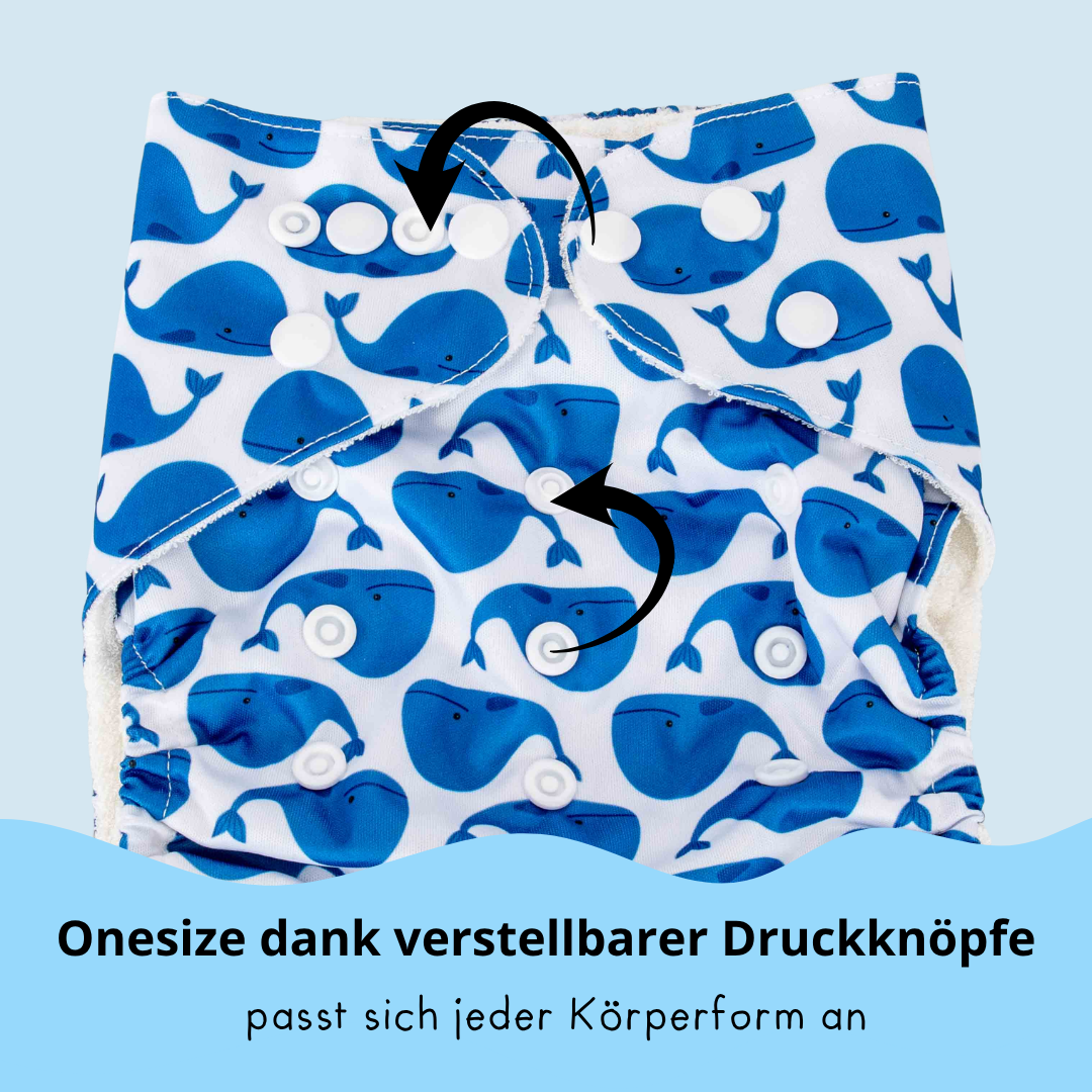 Schlori Schwimmwindel Wal