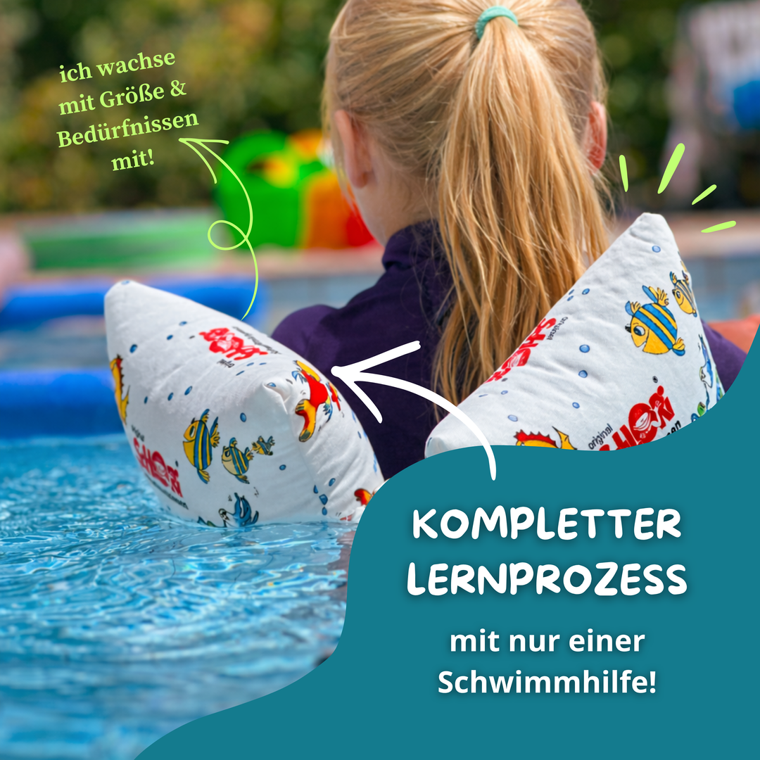 NEU Schlori Schwimmkissen mit Schnallenverschluss
