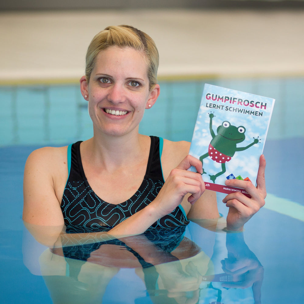 Gumpifrosch lernt schwimmen (Übungsheft)