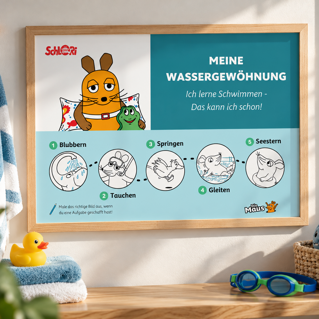 Wassergewöhnungs-Poster